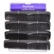 Fashion Collection Large Black Dressing Combs On Card (12 UNITS)