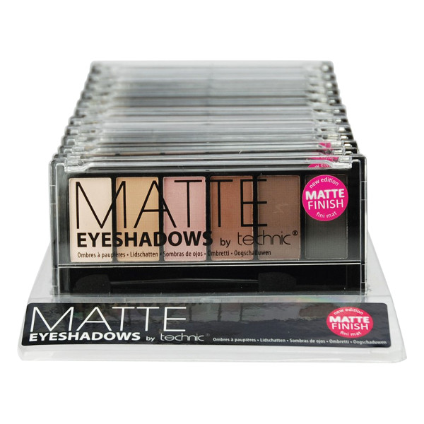 Technic Matte 6pc Eyeshadows 6x1.2g (12 UNITS) - Click Image to Close