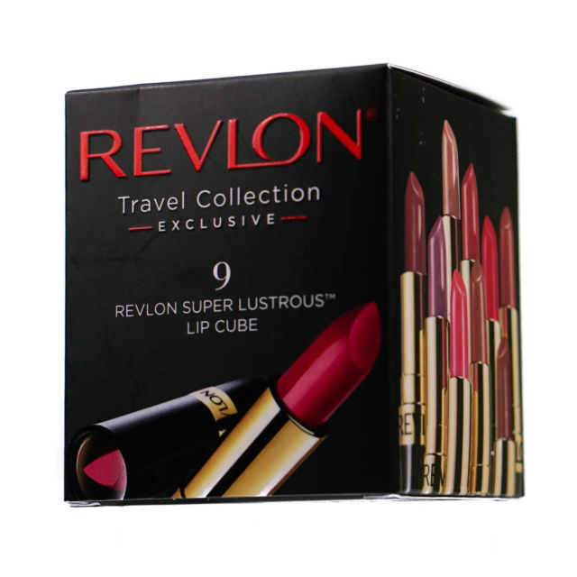 Revlon Super Lustrous Lipsticks 9pc Cube Travel Col (48 UNITS) - Click Image to Close