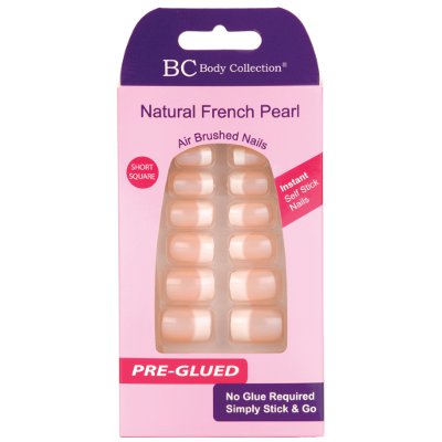 Body Collection Airbrushed Nails Pre-Glued (12 UNITS)