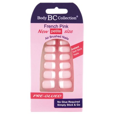 Body Collection Airbrushed Nails Pre-Glued (12 UNITS)