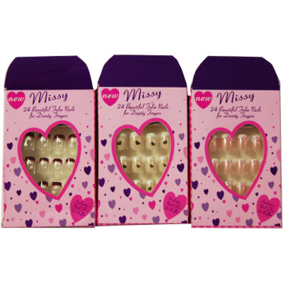 Body Collection Missy 24 Beautiful False Nails (12 UNITS)