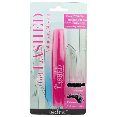 Technic Get Lashed Volumising Black Mascara CARDED (16 UNITS)