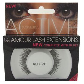 Active Glamour Lash Extensions With Glue Style 01 (12 UNITS)