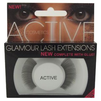 Active Glamour Lash Extensions With Glue Style 02 (12 UNITS) Active Glamour Lash Extensions With Glue Style 02 (12 UNITS)