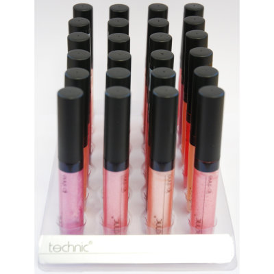 Technic Lipshine With Applicator Wand (24 UNITS)