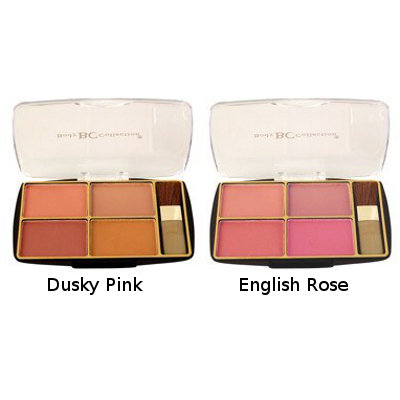 Body Collection 4pc blusher set with applicator (12 UNITS)