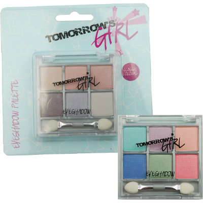 Tomorrow's Girl 6pc Eyeshadow Pallete CARDED (24 UNITS)