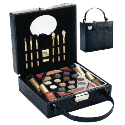 Body Collection Square Cosmetic Carry Case With Mirror (6 UNITS)