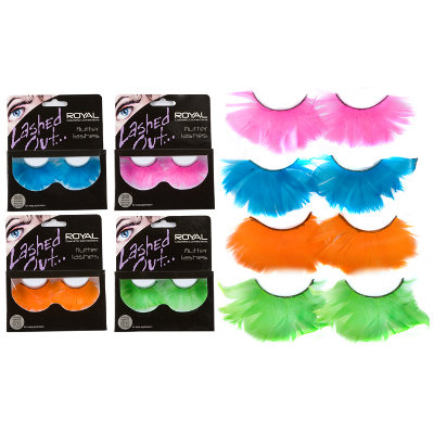 Royal Lashed Out Flutter Lashes With Glue (12 UNITS)