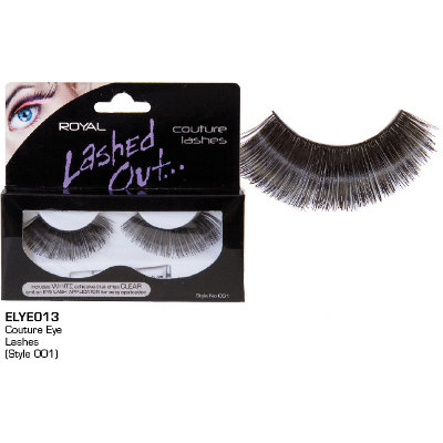 Royal Lashed Out Couture Lashes With Glue - Style 001 (12 UNITS)