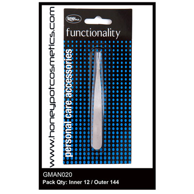 Royal Functionality Pointed Tweezers CARDED (12 UNITS)