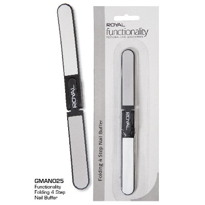 Royal Functionality Folding 4 Step Nail Buffer (CARDED)