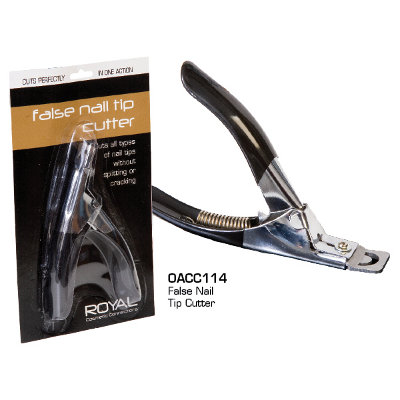 Royal False Nail Tip Cutter CARDED (12 UNITS)