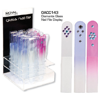 Royal Diamante Glass Nail File (20 UNITS)