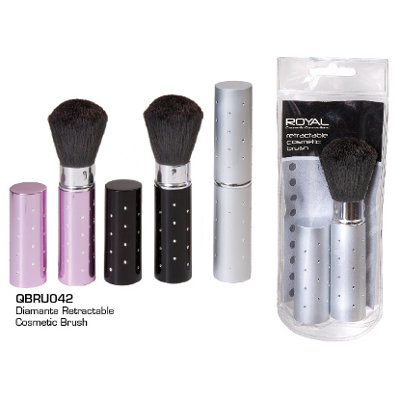 Royal Diamante Retractable Cosmetic Brush (12 UNITS)