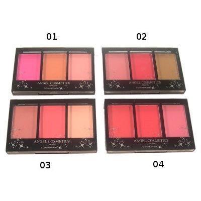 Angel Cosmetics 3pc Blusher Set 10.5g (24 UNITS)
