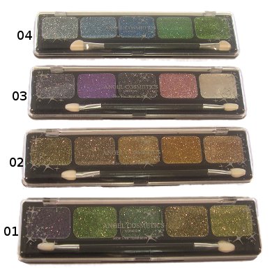 Angel Cosmetics 5pc Glitter Cream Eyeshadow 7.5g (24 UNITS) Angel Cosmetics 5pc Glitter Cream Eyeshadow 7.5g (24 UNITS)
