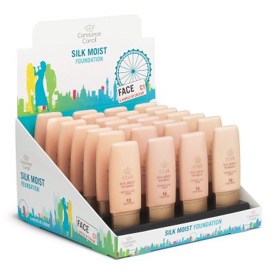 CCUK Silk Moist Liquid Foundation 35ml (28 UNITS) - Click Image to Close