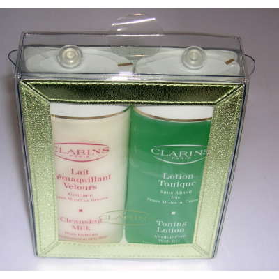 Clarins Duo Pack Cleansing Milk & Toning Lotion 2x200ml (EACH)
