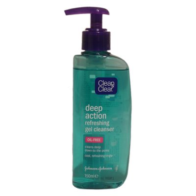Clean & Clear Deep Action Refreshing Gel Cleanser 150ml (6 UNITS