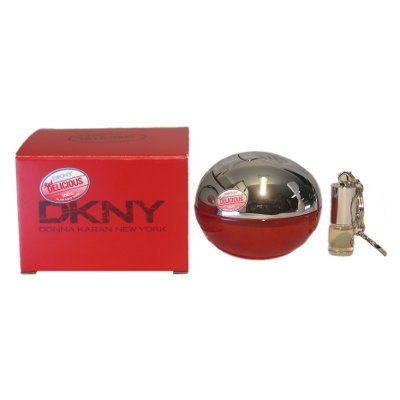 DKNY Red Delicious 50ml EDP Spray Ladies Plus Keychain (EACH)