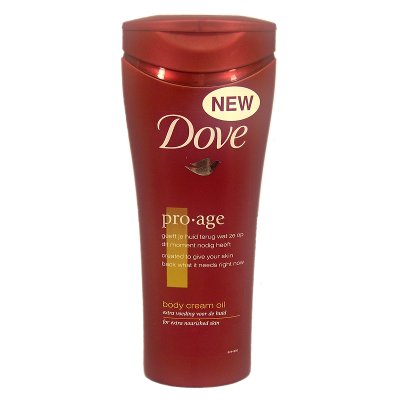 Dove Pro Age Body Cream Oil 250ml (6 UNITS)