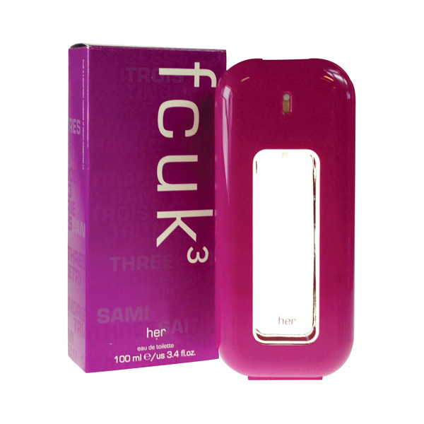 FCUK 3 Her 100ml EDT Spray Ladies (EACH)