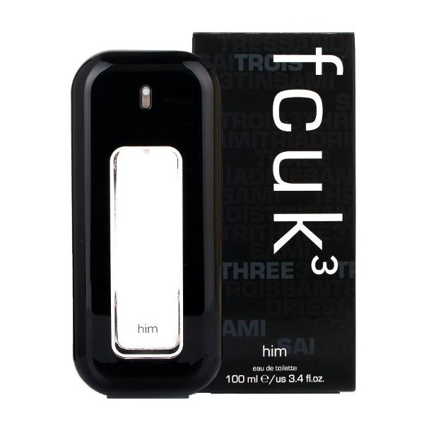 FCUK 3 Him 100ml EDT Spray Men (EACH)