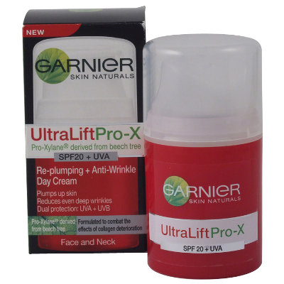 Garnier UltraLift Pro-X Re-Plumping Day Cream 50ml (6 UNITS)