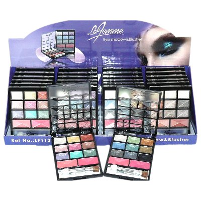 La Femme 9pc Eye Shadow & 2pc Blusher Set 10.5g (24 UNITS)