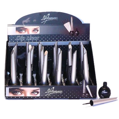 La Femme Waterproof Liquid Dip Black Eyeliner 8ml (24 UNITS)