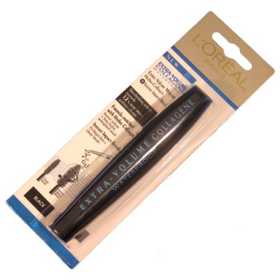 L'Oreal Extra-Volume Collagene W/P Black Mascara CARDED (6 UNITS