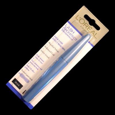 L'Oreal Lash Architect Waterproof Black Mascara CARDED (6 UNITS)
