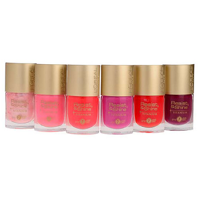 L'Oreal Resist & Shine Titanium Nail Polish 9ml (24 UNITS)