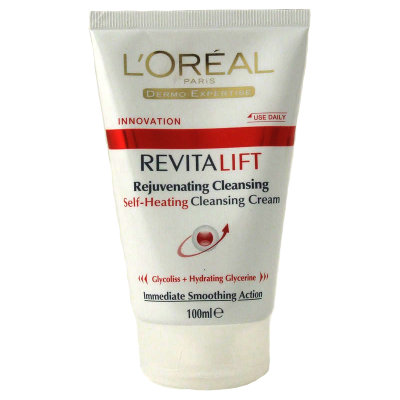 L'Oreal Revitalift Self-Heating Cleansing Cream 100ml (6 UNITS)