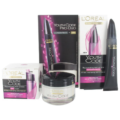 L'Oreal Youth Code Pro Duo Concentrate + Day Set (EACH)
