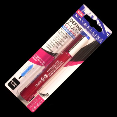 Maybelline Define-A-Lash Volume W/P Blk Mascara CARDED (6 UNITS)