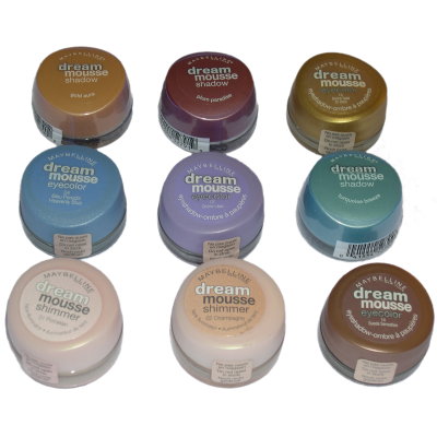 Maybelline Dream Mousse Eye Shadows Pots 3.5g (24 UNITS)