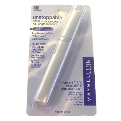 Maybelline Unstoppable Black Mascara CARDED (6 UNITS)