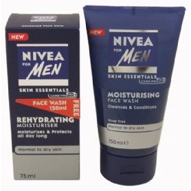 Nivea For Men Moisturiser & Face Wash TWIN PACK (6 UNITS)