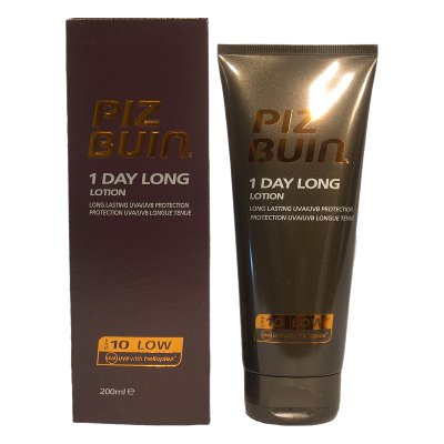 Piz Buin 1 Day Long Lotion SPF 10 Low 200ml (6 UNITS)