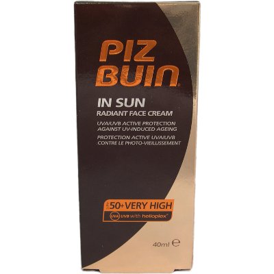 Piz Buin In Sun Radiant Face Cream SPF 50+ 40ml (6 UNITS) Piz Buin In Sun Radiant Face Cream SPF 50+ 40ml (6 UNITS)