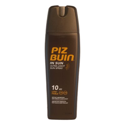Piz Buin In Sun Ultra Light Sun Spray SPF 10 Low 200ml (6 UNITS)