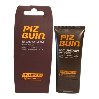 Piz Buin Mountain Sun Cream SPF 15 40ml (12 UNITS)