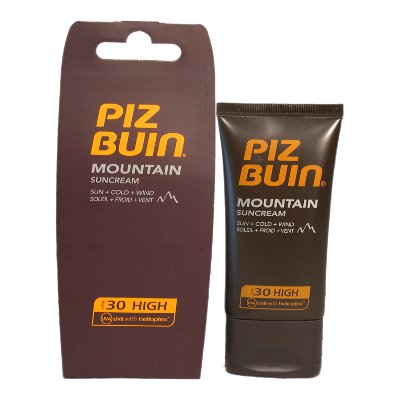 Piz Buin Mountain Sun Cream SPF 30 40ml (12 UNITS)