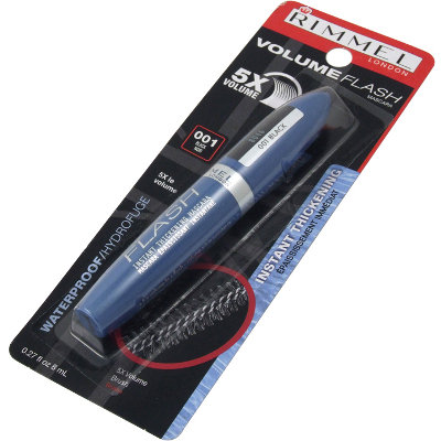 Rimmel Volume Flash Waterproof Black Mascara CARDED (3 UNITS)