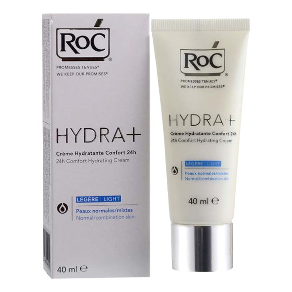RoC Hydra+ 24h Comfort Hydrating Light Cream 40ml (EACH)