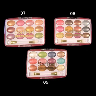Saffron 12pc Pearl Eyeshadow 12g (36 UNITS)
