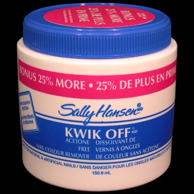 Sally Hansen Kwik Off Nail Colour Remover - Blue Lid (3 UNITS)